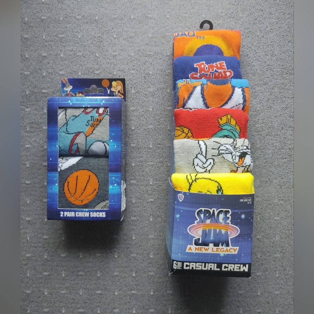 Space Jam Mens Socks